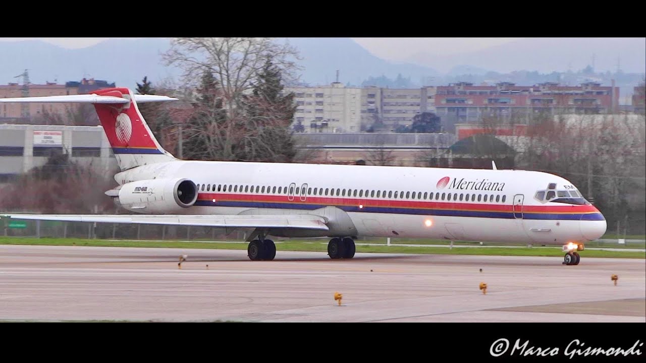 Meridiana McDonnell-Douglas MD82s @ Bologna Airport