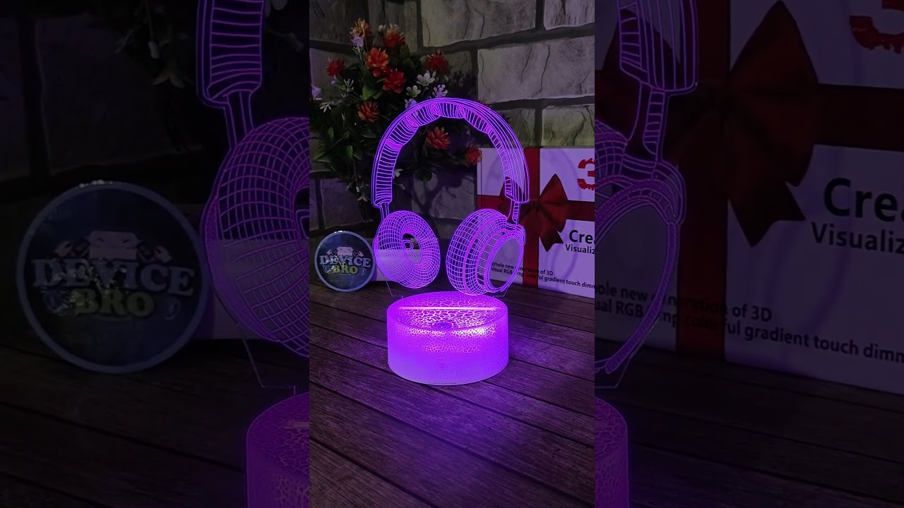 Светильник с фигуркой Headphones