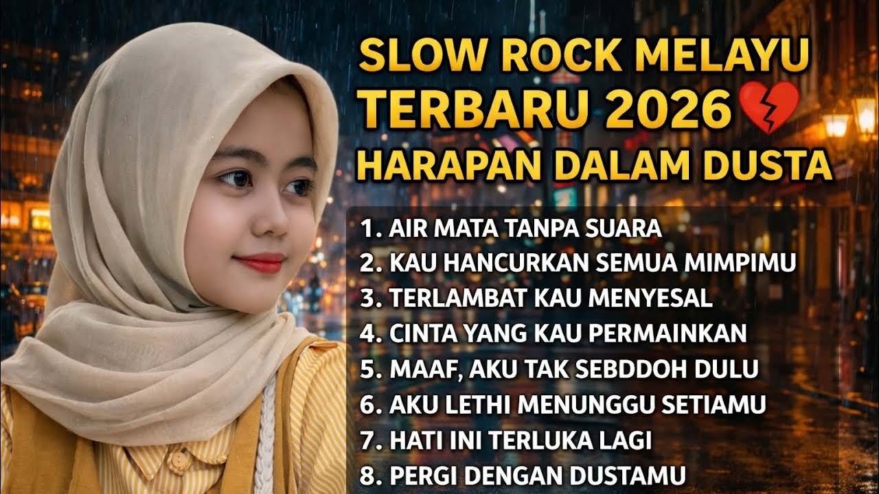 Judul SLOW ROCK MELAYU TERBARU 2026 💔 Harapan Dalam Dusta