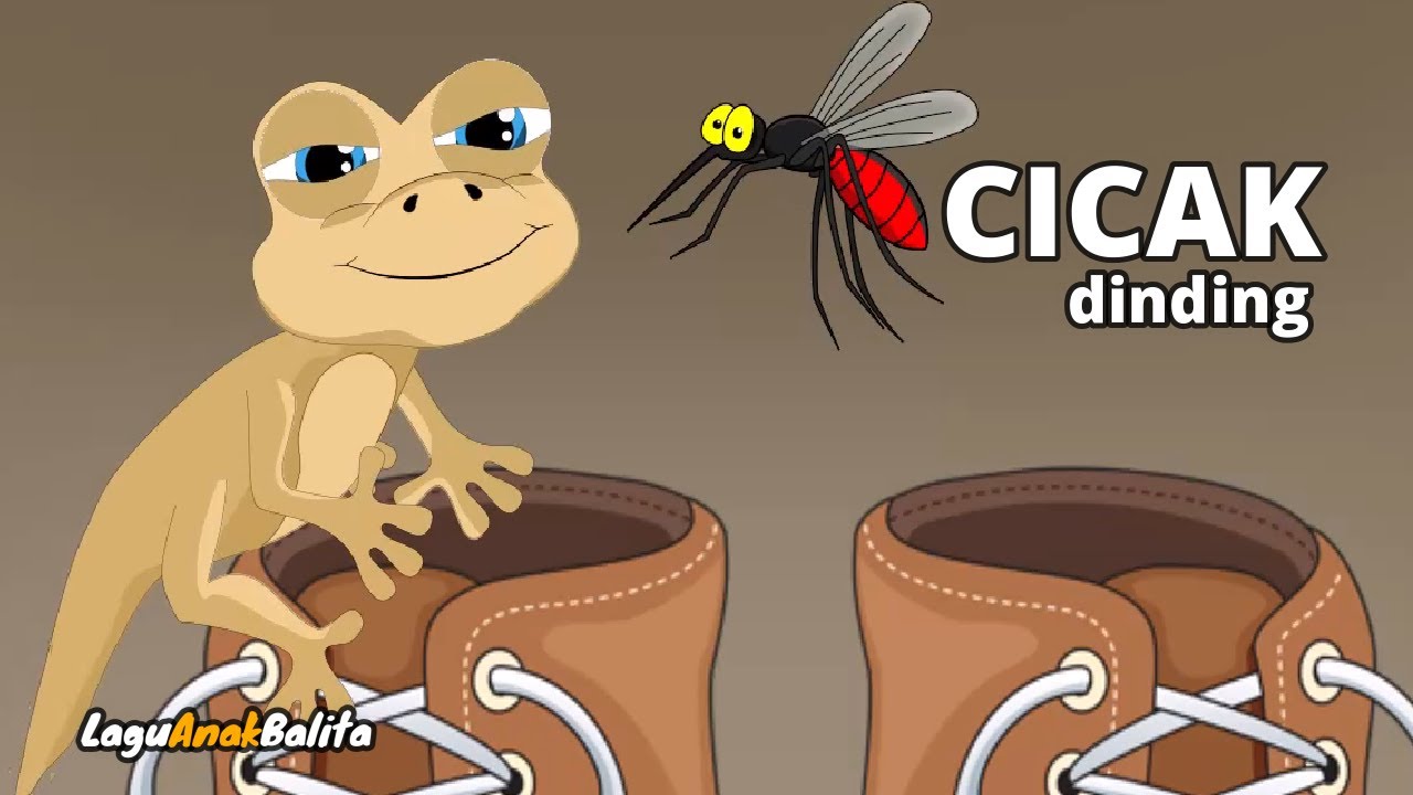 CICAK DI DINDING - Lagu anak balita populer