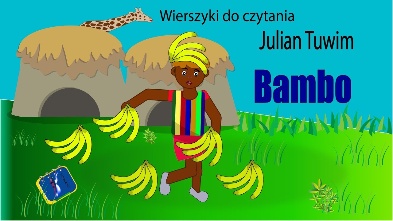 Bambo Julian Tuwim. Wiersze dla Dzieci z ANIMACJĄ.