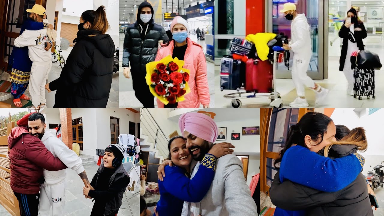 SURPRISE VISIT TO INDIA AFTER MARRIAGE | EMOTIONAL MOMENT | INDER & KIRAT