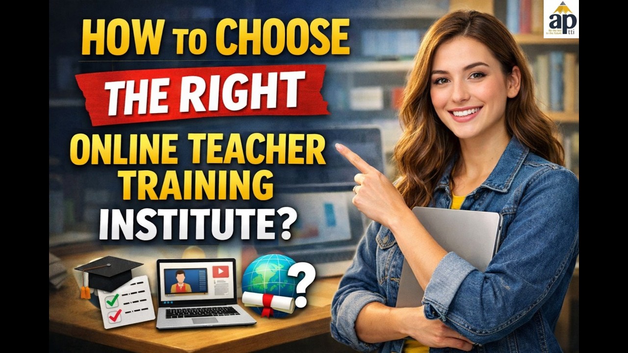 How to Choose the Right Online Teacher Training Institute for Your Teaching Career Success?