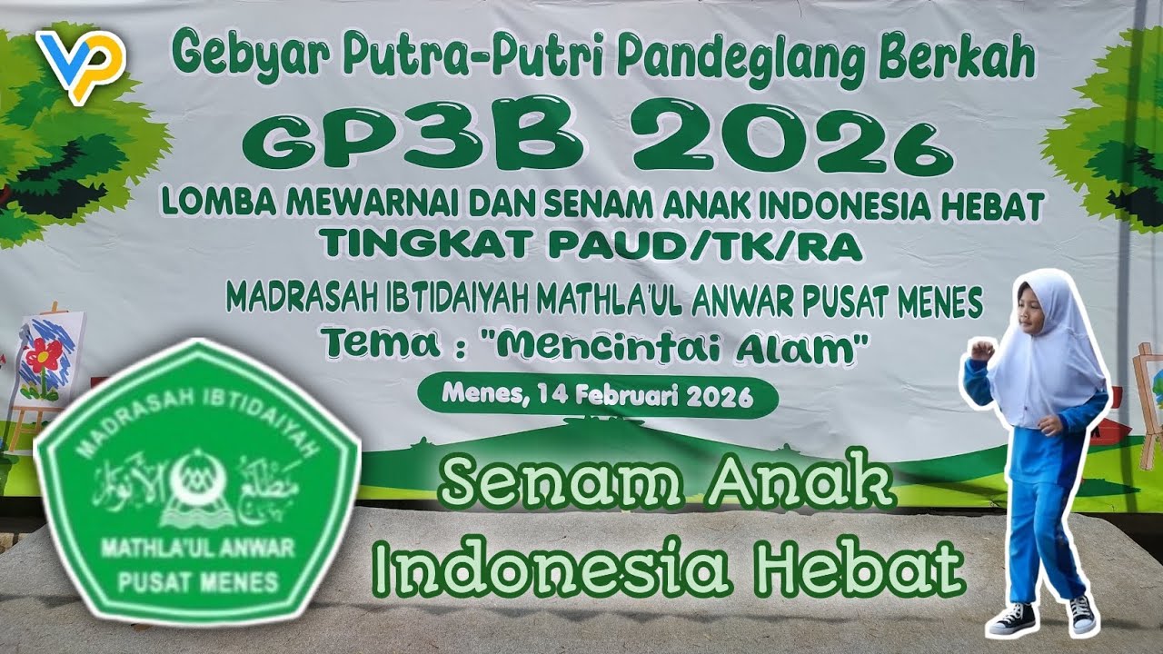 SENAM ANAK INDONESIA HEBAT | MI MATHLA'UL ANWAR PUSAT MENES | Queen & Friends Tampil Pembuka Acara 😃