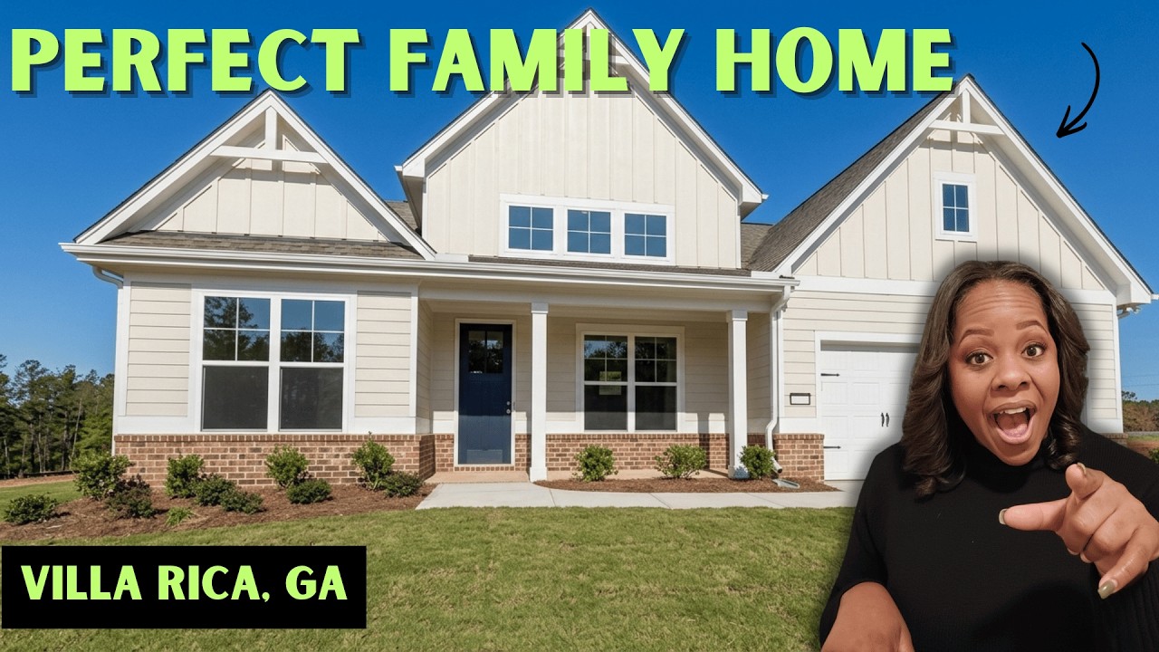I LOVE This New Construction in Villa Rica… But I Wish It Was in McDonough 😩🏡 | Full Tour!