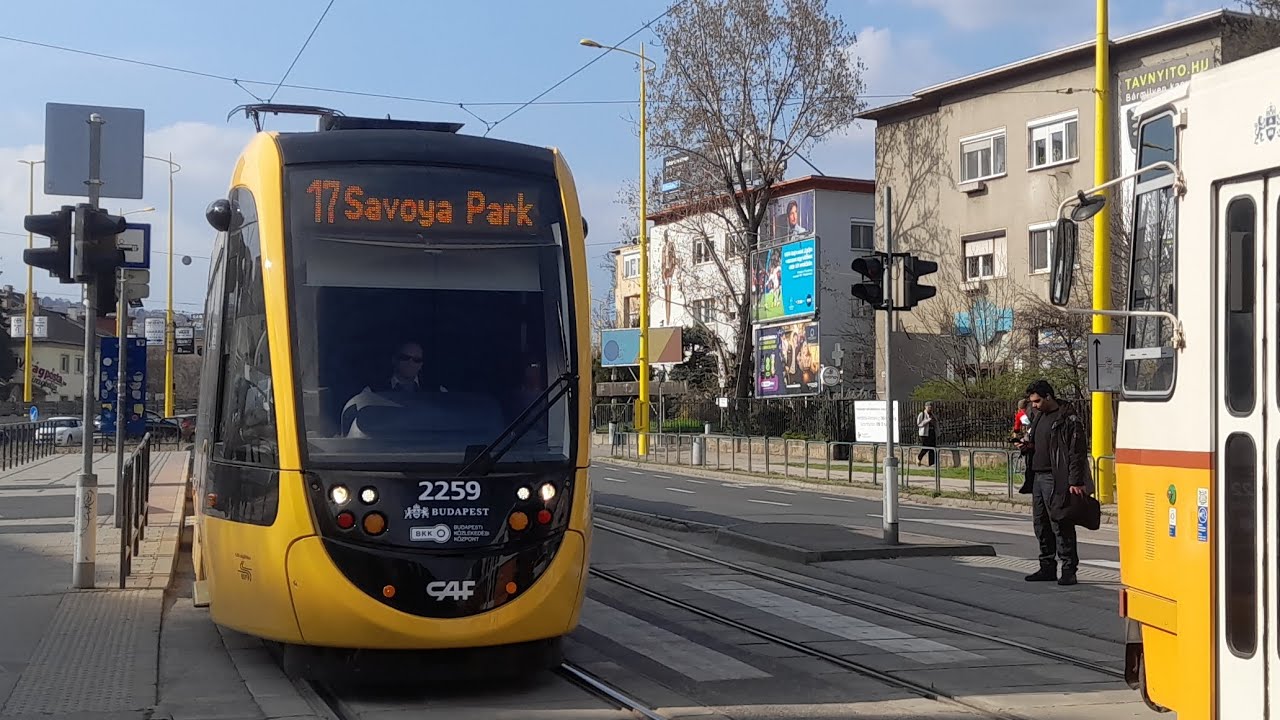 2025.03.27: Caf Urbos 3 (2259) a Budapesti 17-es vonalon