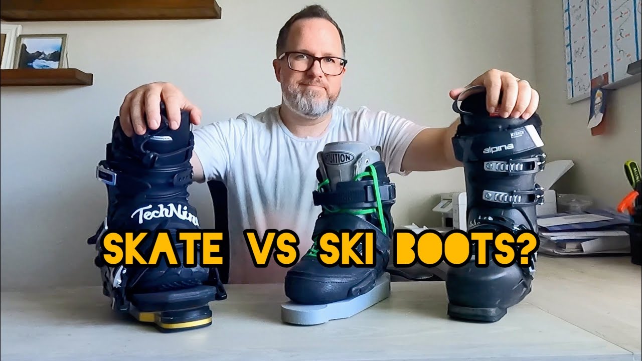 How Do They Compare? Skiing With Skate Vs. Ski Boots