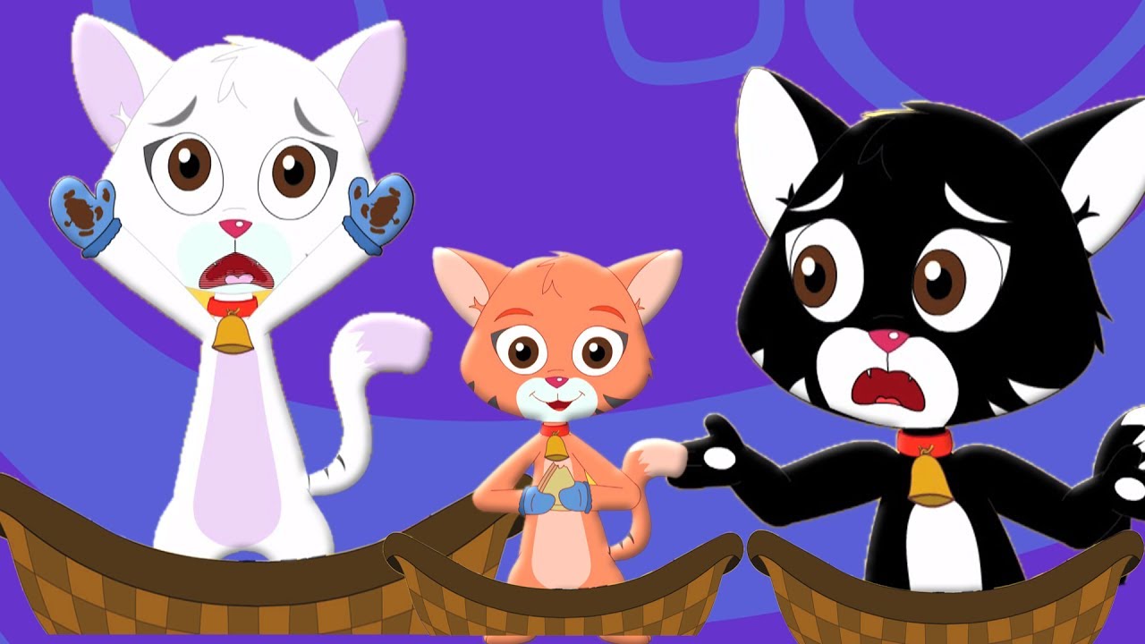 Três gatinhos pequenos | Canções infantis | Poemas do bebê | Children Rhyme | Three Little Kittens