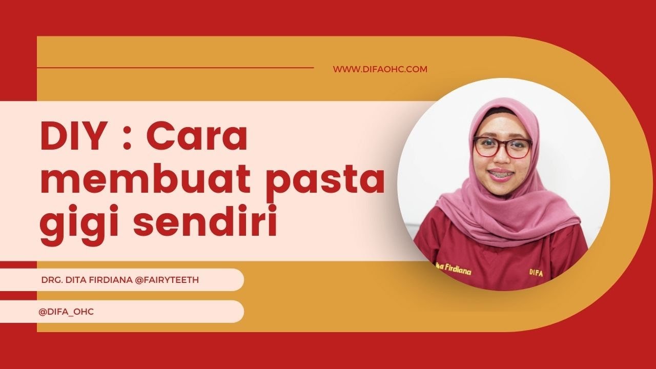 DIY : pasta gigi konvensional