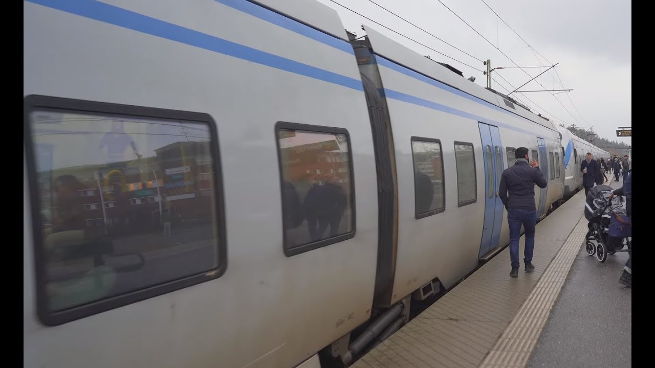Sweden, train ride from Tullinge to Stockholm City