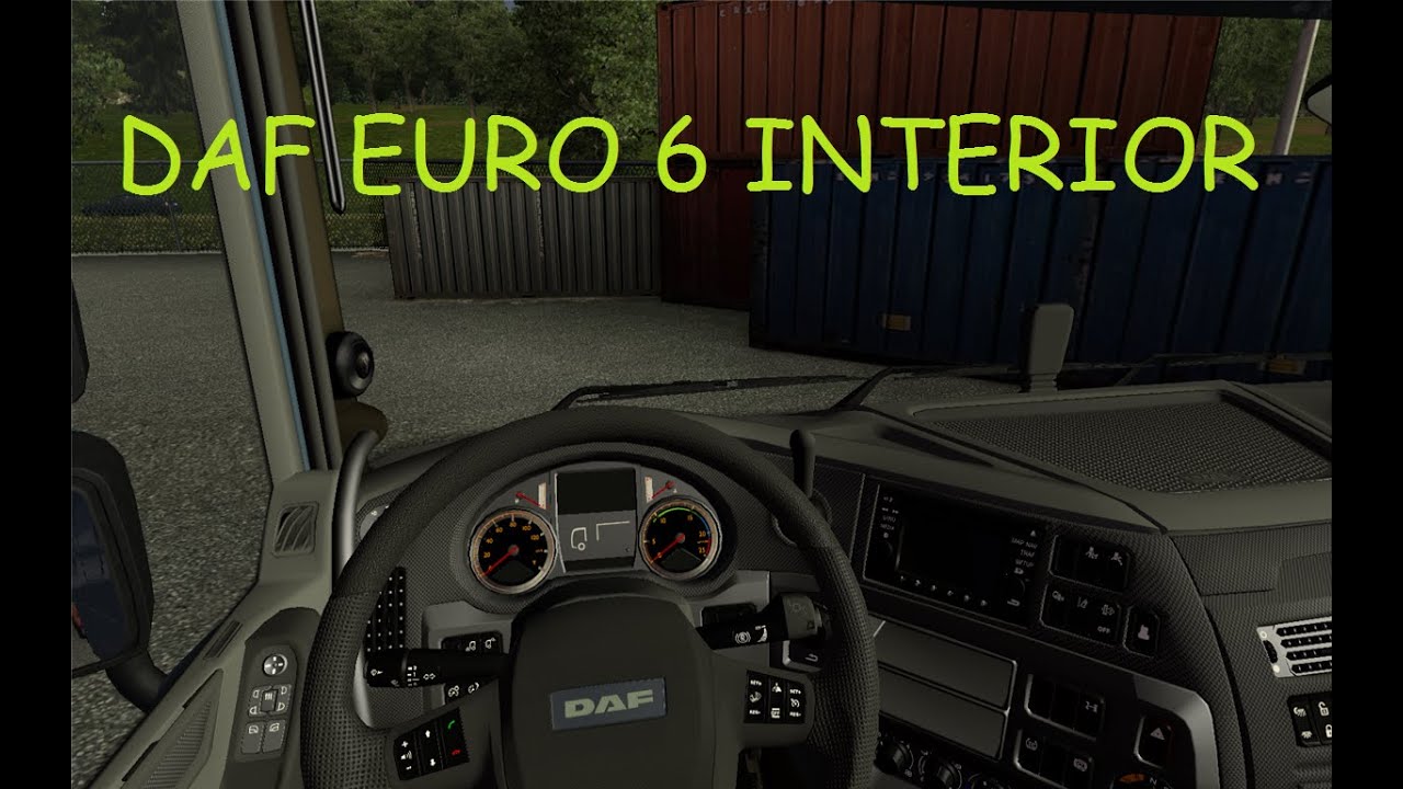DAF XF Euro 6 Interior V.2.1 - Euro Truck Simulator 2