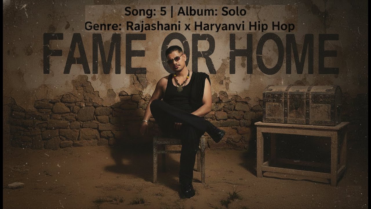 Fame Or Home (Audio No.5) : Solo Album | Saah Goswami | Rajasthani x Haryanvi Hip Hop Song 2025 |