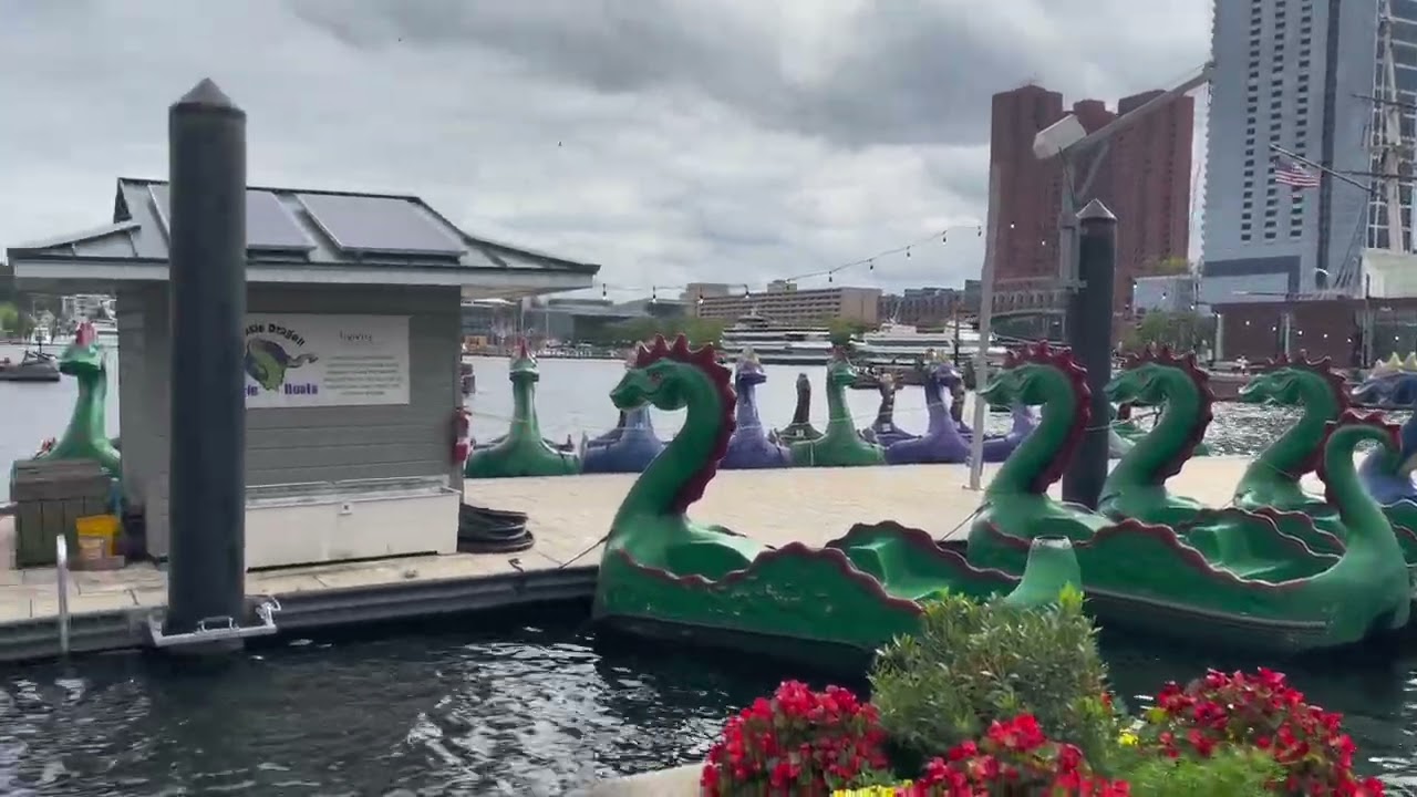 Renaissance Harbor Place Hotel Inner Baltimore Harbor August 2024. Room 9106