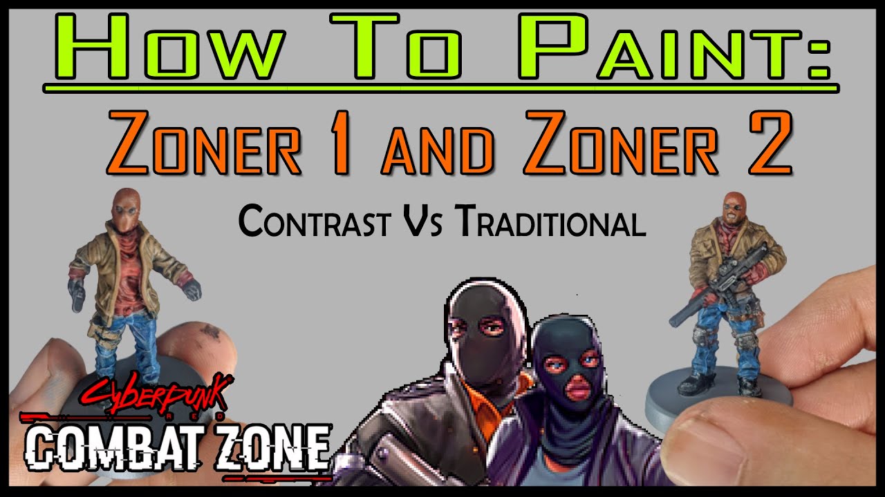 How To Paint Zoner 1 and Zoner 2 From 
