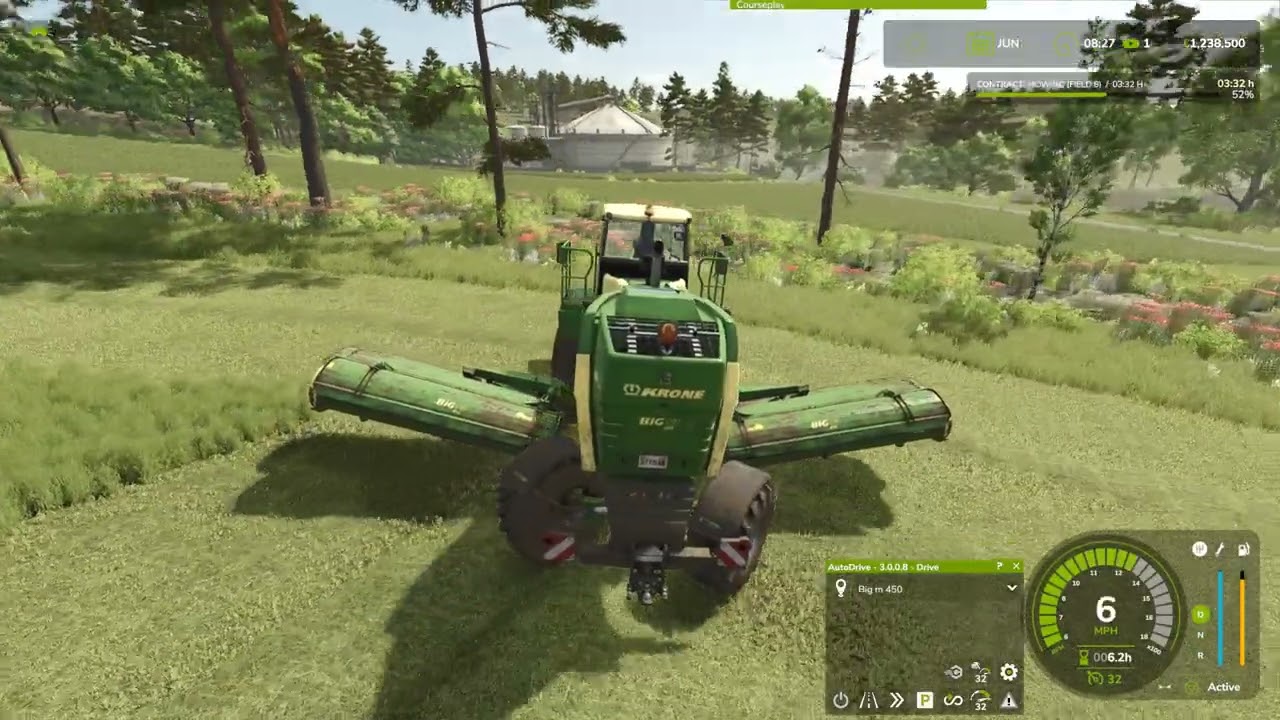 Stevie's Riverbend Springs 4x map the new farm mowing grass