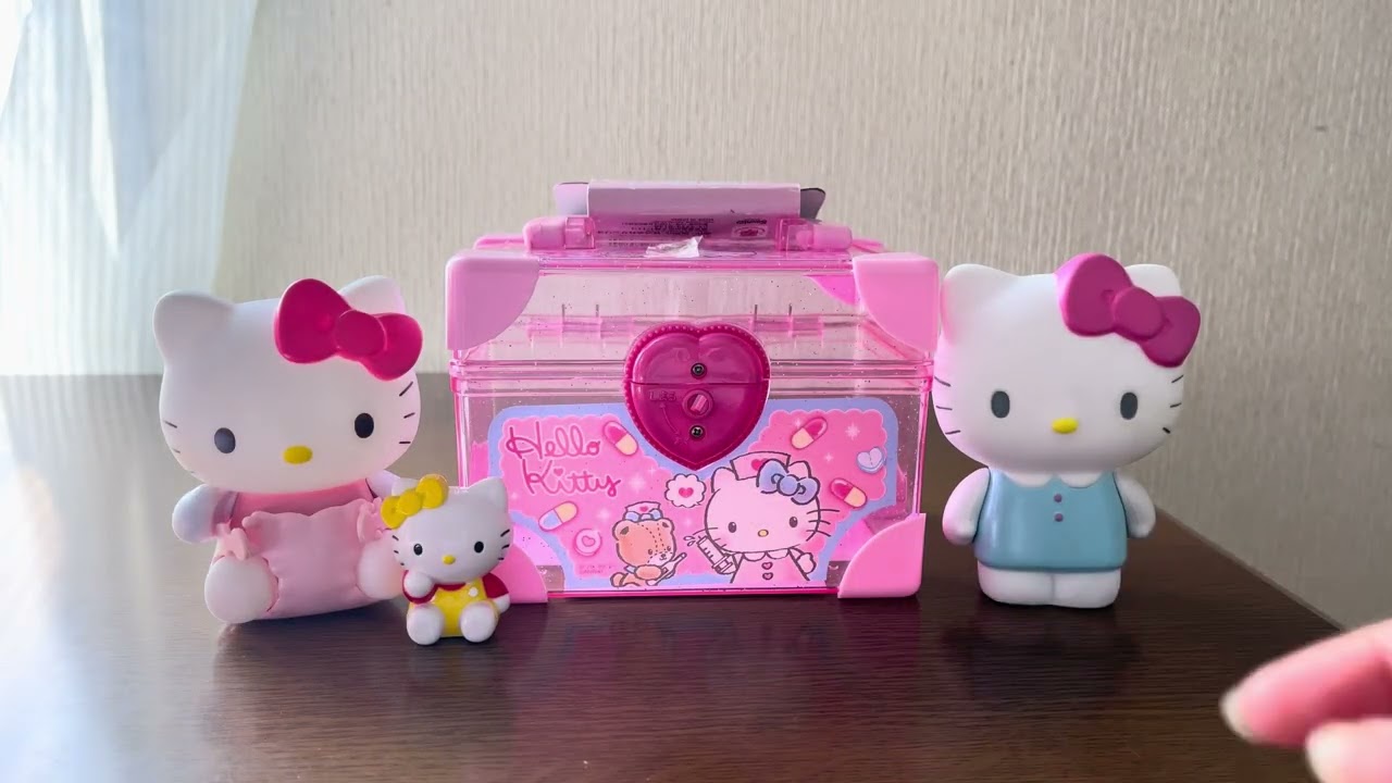 4 minutes satisfying video with unboxing hello kitty 