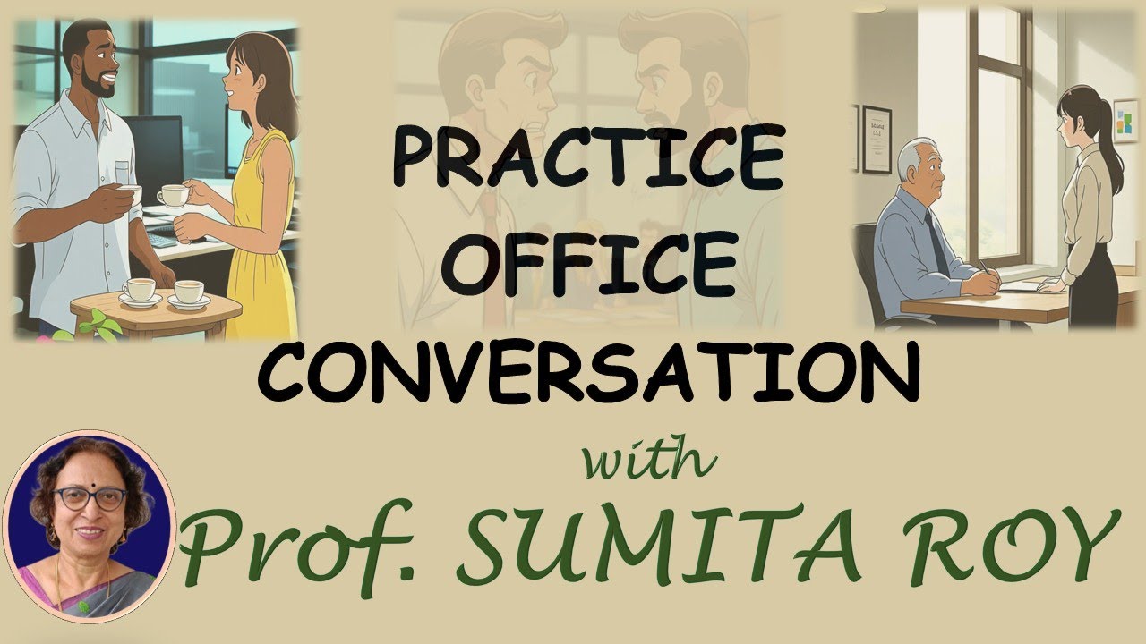Office Conversation Practice| 3 Different Situations| Helps you Talk in English in your Office