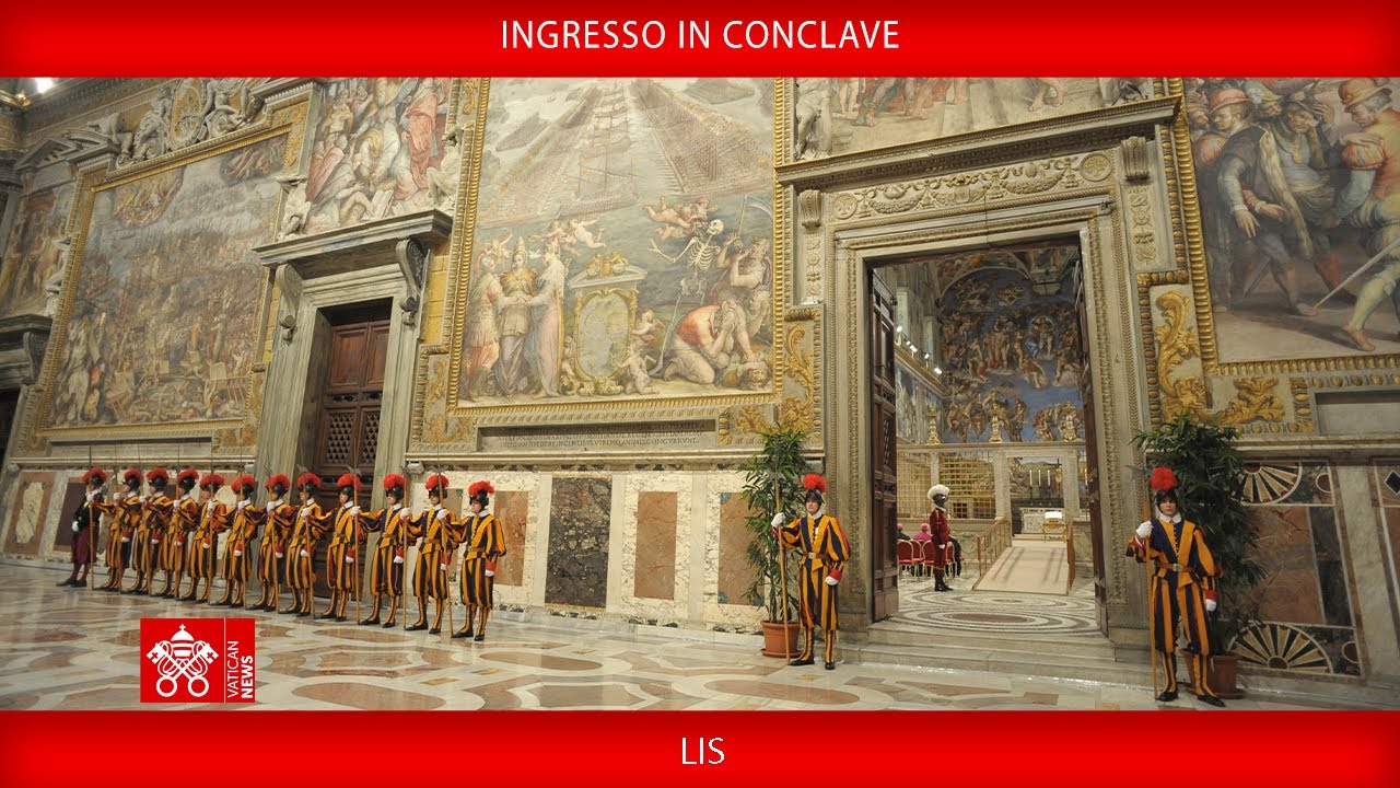 Ingresso in Conclave 7 maggio 2025  LIS