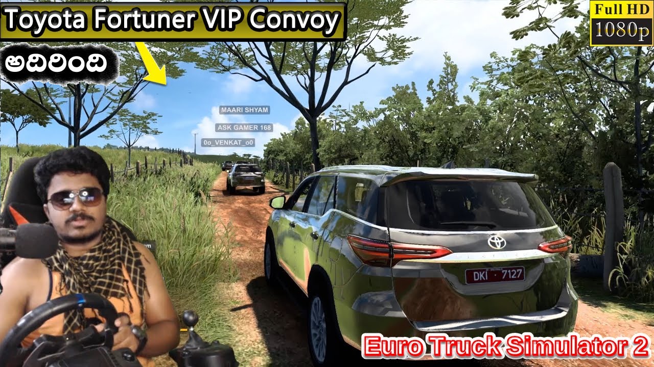 Toyota Fortuner TGW Convoy with Logitech g29 Steering | ETS2