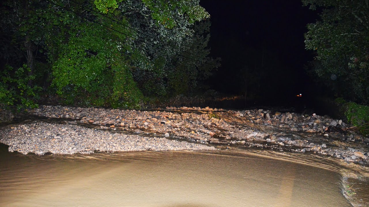 Violents orages et inondations dans l'Ardèche
