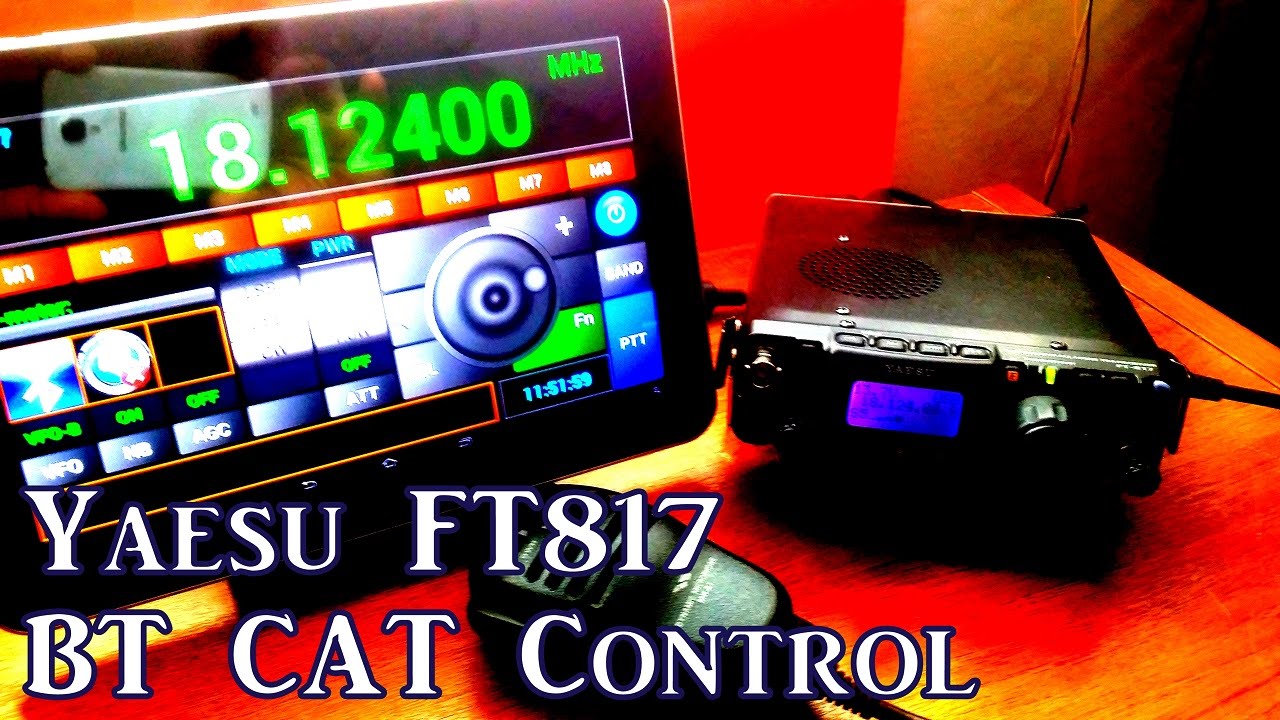 Yaesu FT-817 CAT Control Setup Ham Radio Remote Control on Android