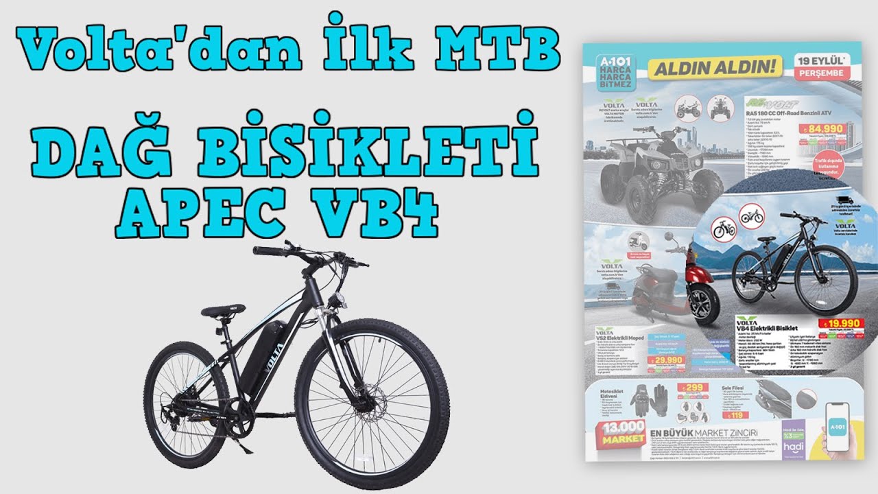 VOLTA'DAN DAĞ BİSİKLETİ - APEC VB4 - 19 EYL&Uuml;L A101 SATIŞTA