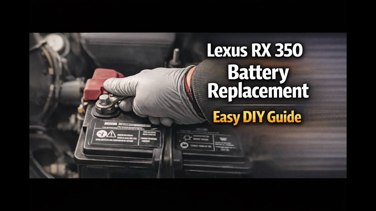 DIY Battery Replacement for 2013 Lexus RX 350 &ndash; Easy Step-by-Step Guide