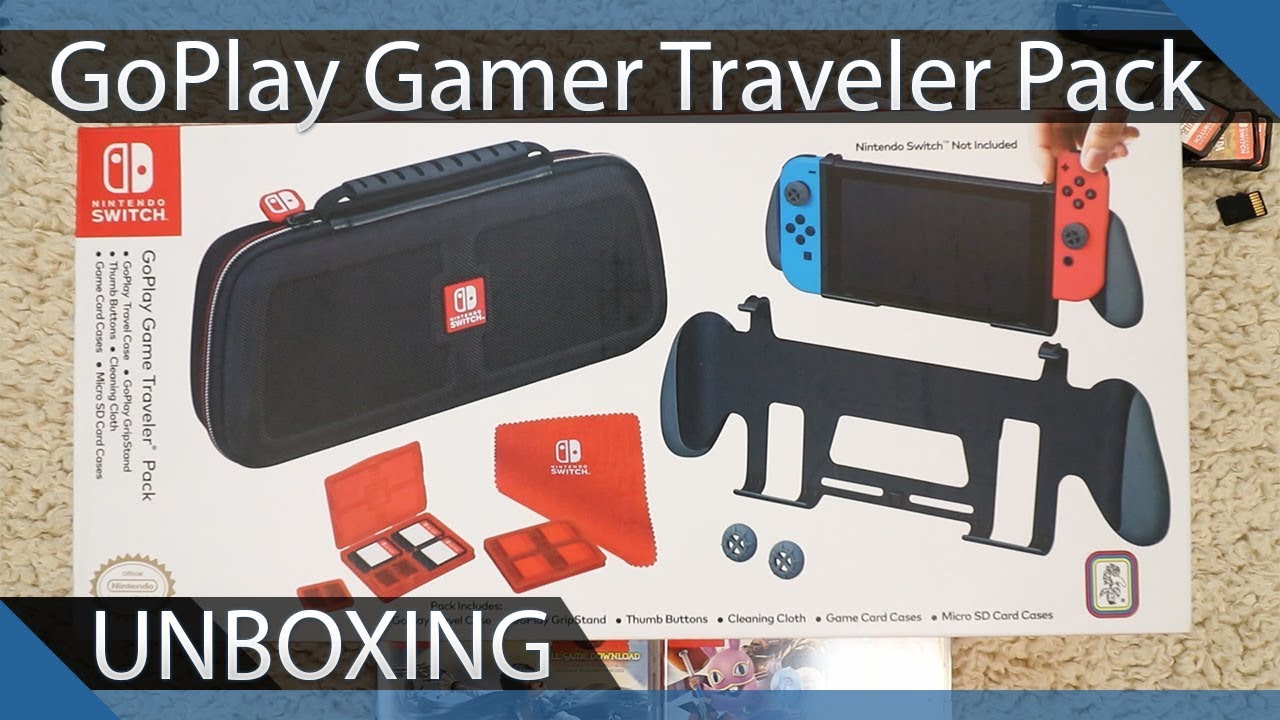 Nintendo Switch GoPlay Game Traveler Pack Unboxing