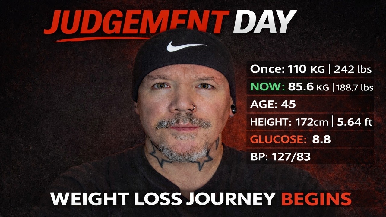 Judgement Day | Weight Loss Journey Begins | Very Detailed | Full Baseline, Real Numbers, Real Data