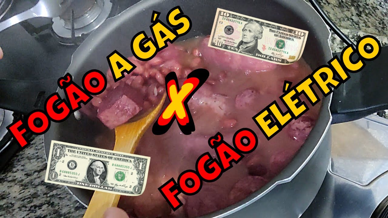 Cozinhando Feijão no Fogão Elétrico - Gás x Energia Elétrica | Vídeo 115