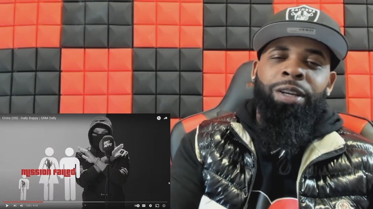 AMERICAN REACTS TO -Chinx (OS) - Daily Duppy | GRM Daily