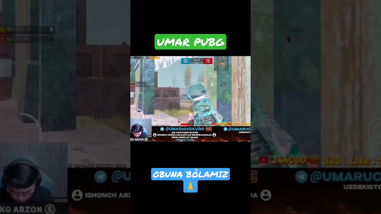 UMAR  TDM N1 #umar #aslamboi #beka #xonskill #senator #pubgmobile #shorts #alibekgaming #fezot