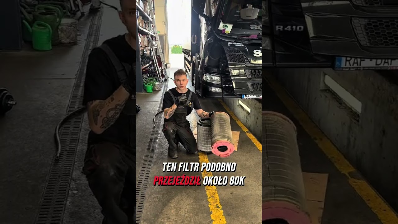 Scania  wymiana oleju i filtr&oacute;w