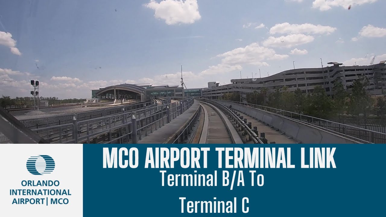 MCO Orlando Airport Terminal Link - Terminal B/A To Terminal C - Full Route.