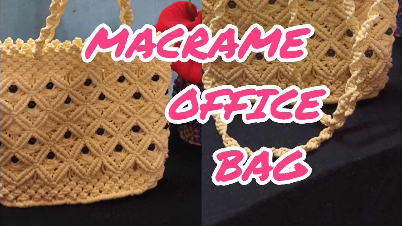 Macrame hand bag & Office bag 🛍️