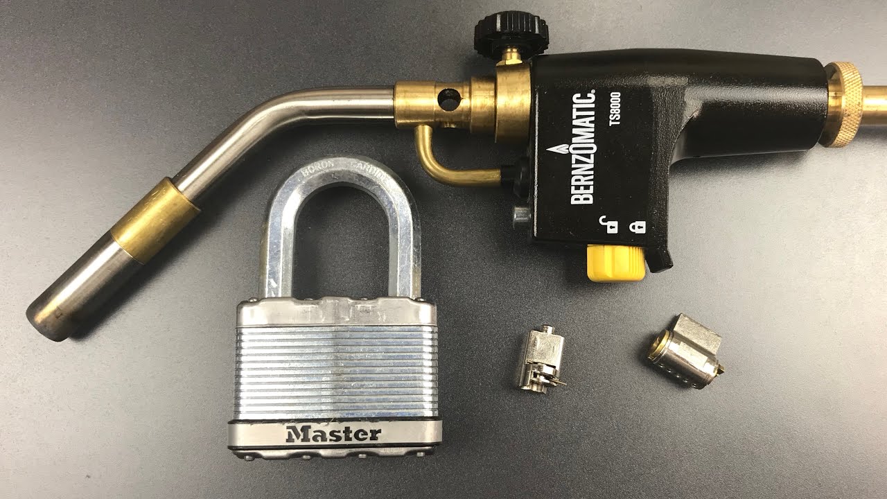 [693] Plumbing Torch vs. Master Lock Magnum No. M15
