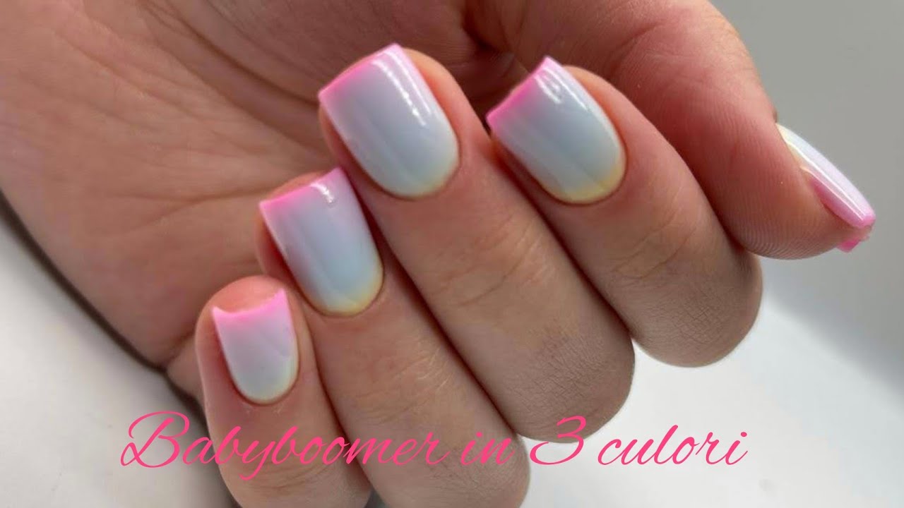 Babyboomer in 3 culori Extensii cu Tipsuri Reutilizabile Acrilgel