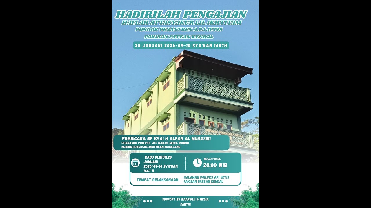 HAFLAH ATTASYAKKUR LIL IKHTITAM PON PES API JETIS