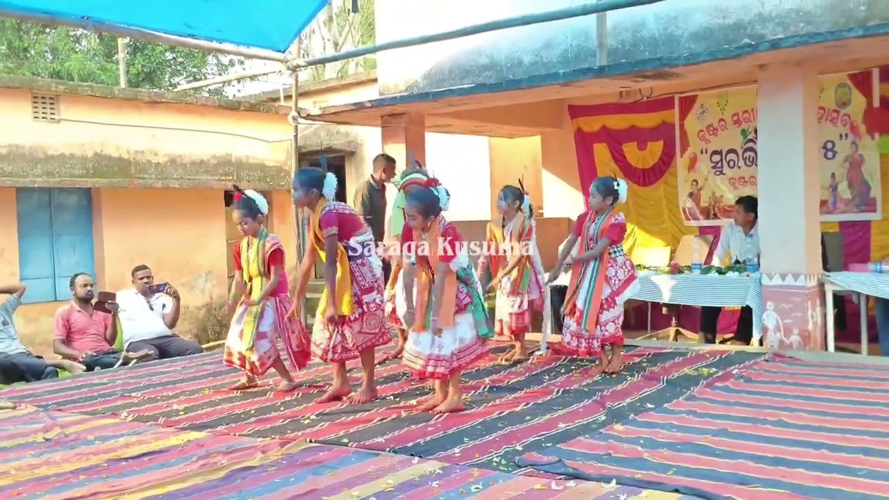 Dunguri Pahad Tale#adivasi#dance #viral #suravi #School Students group dance 