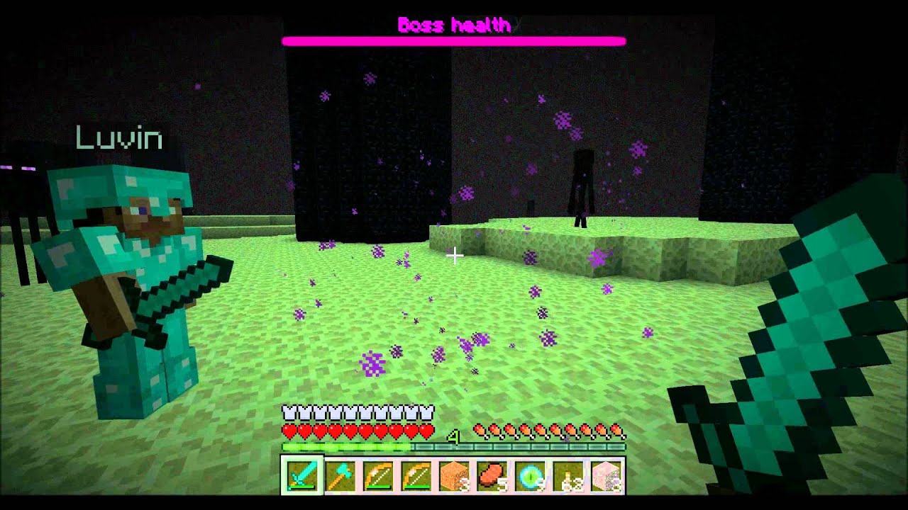 Minecraft 1.0.0 Ender Dragon Boss