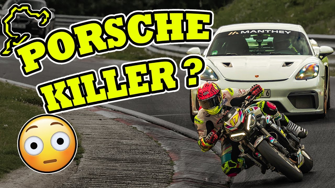 PORSCHE KILLER ? Bike vs. Cayman GT4 I NÜRBURGRING NORDSCHLEIFE