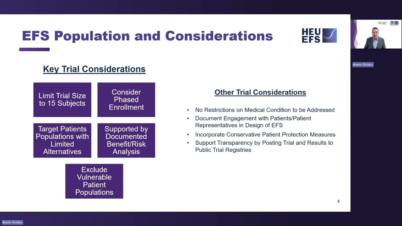 When is an EFS relevant - Eligibility Criteria