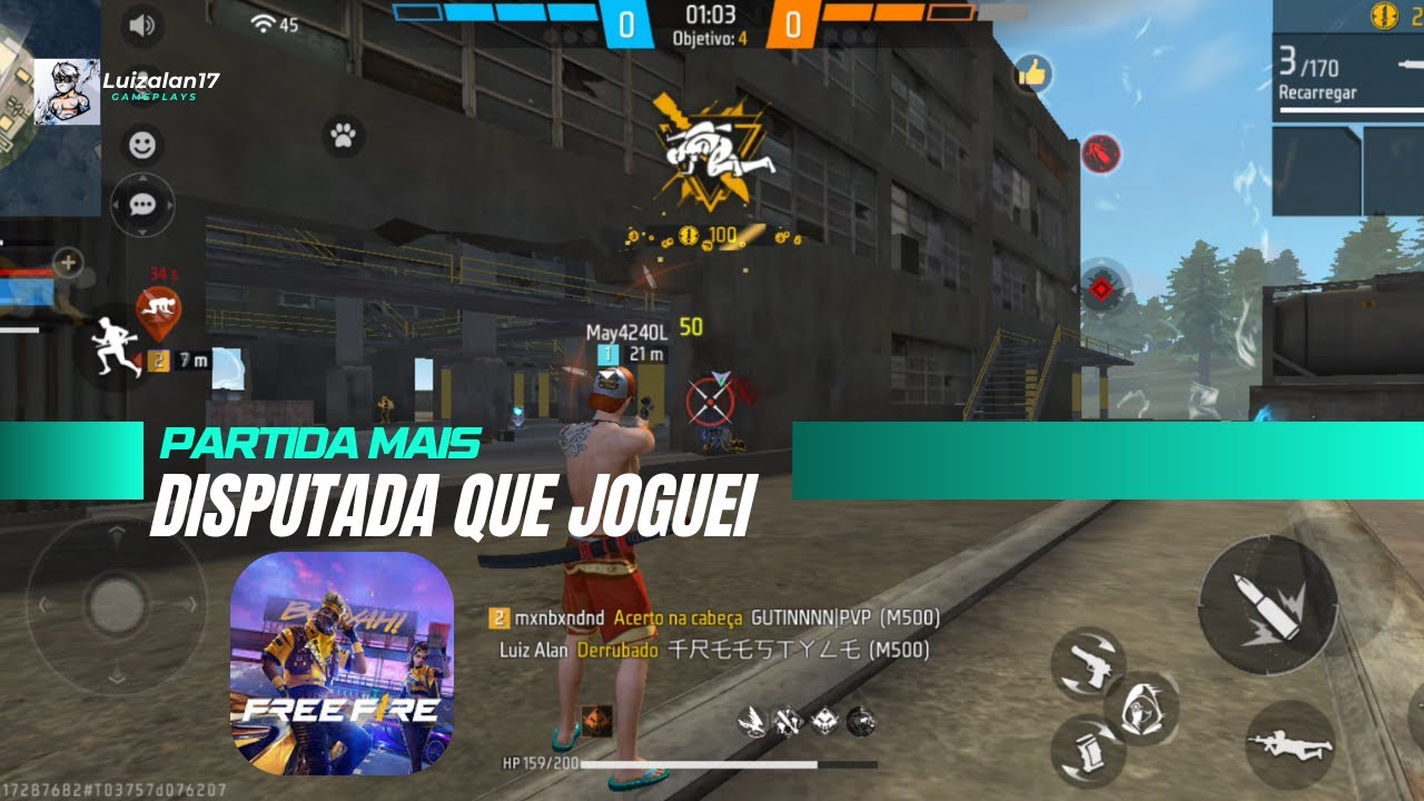 PARTIDA MAIS DISPUTADA QUE JA JOGUEI NA CS RANQUEADA.FREE FIRE