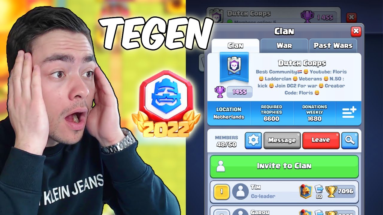 FLORIS TEGEN DUTCH CORPS! - Clash Royale