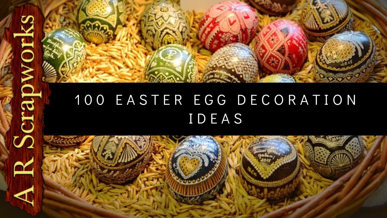 Easter Egg Decoration Ideas | Easter 2021 | A R Scrapworks