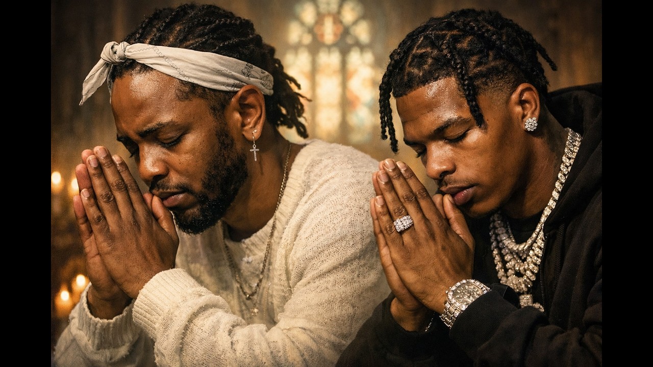 Kendrick Lamar and Lil Baby - Knees on the Floor (Lyrics video)