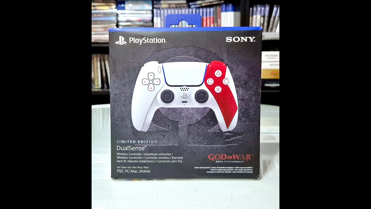 Распаковка лимитированной серии Dualsence в честь 20-летия God Of War