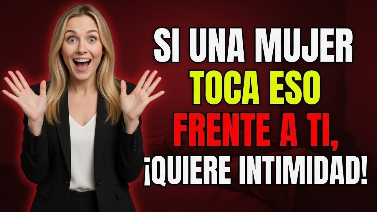 PSICOLOGÍA DE LA ATRACCIÓN: Si una MUJER toca A ESTO frente a ti, realmente te quiere