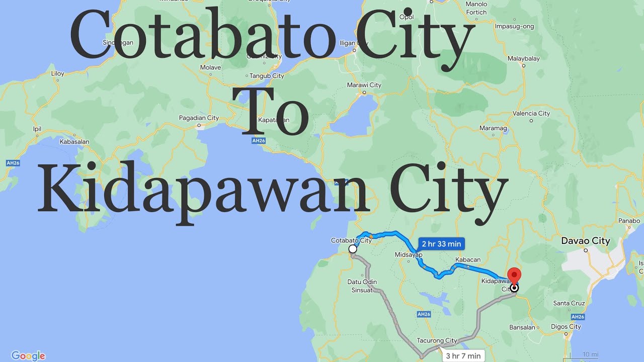 Cotabato City to Kidapawan City Driving