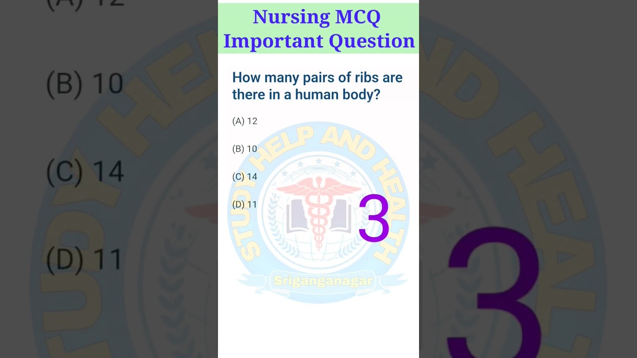 Most important questions !! Nursing MCQ 